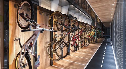 predio com bicicletario na savassi bh