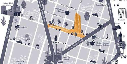 rua inconfidentes 766 funcionarios bh