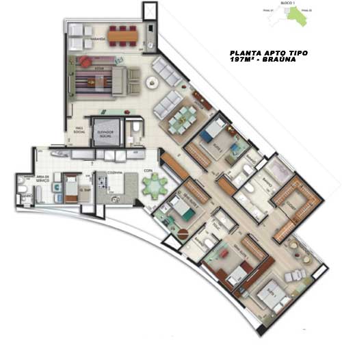 imovel 4 quartos