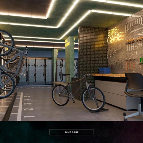 predio com bicicletario