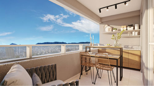 apartamento com varanda gourmet no gutierrez bh