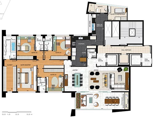 BORDEAUX PLANTA 230M