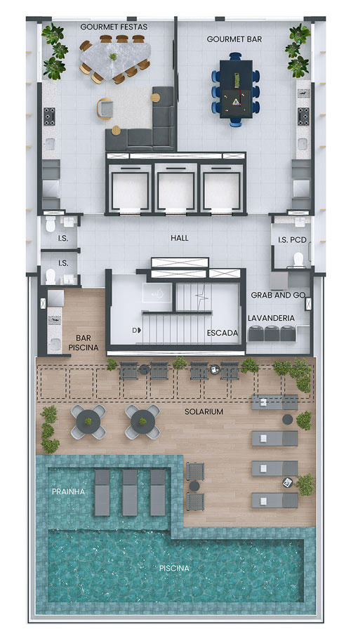 23&ordm; pavimento lazer