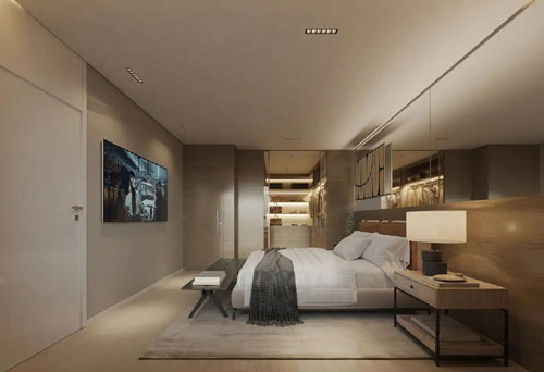 apartamento em lourdes na planta