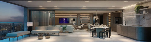 apartamento em lourdes de luxo