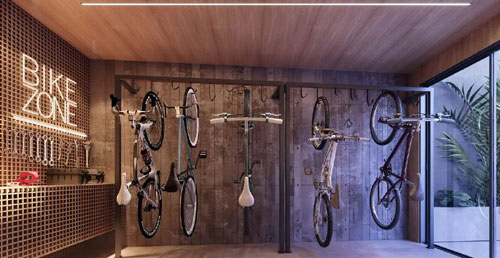 predio com bicicletario