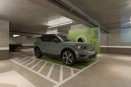 vaga para carro eletrico