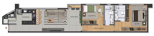 LANÇAMENTO DE 2 QUARTOS NO VALE DO SERENO