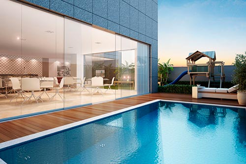 piscina do edificio isla victoria