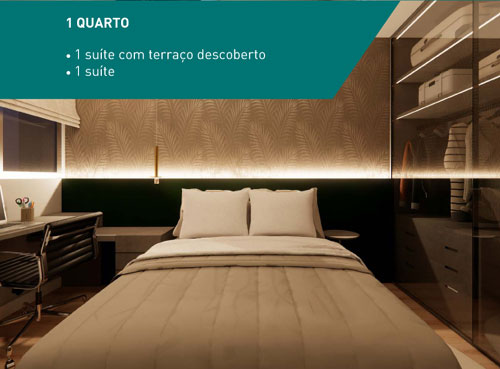 apartamento 1 quarto em lourdes