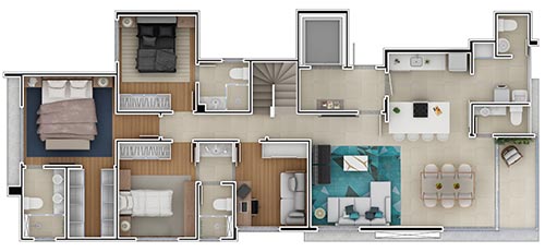 cobertura a venda no são pedro