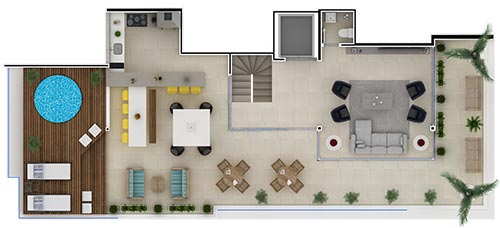 lançamento cobertura na planta