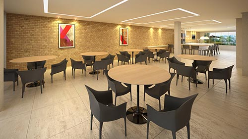 edificio leaf salão de festas