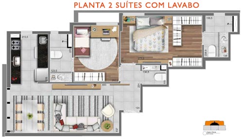 apartamento em lourdes bh