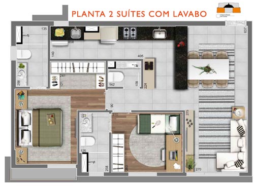 lançamento 2 suites