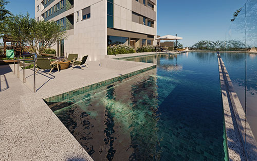 apartamento com piscina no sao pedro bh