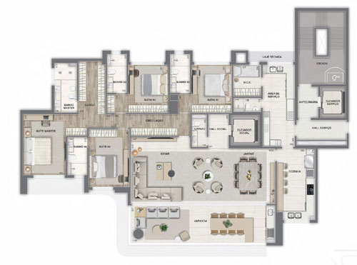 lan&ccedil;amento no vila da serra 4 suites