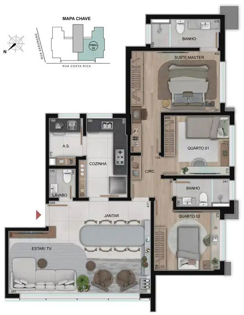 apartamento na planta no bairro sion bh