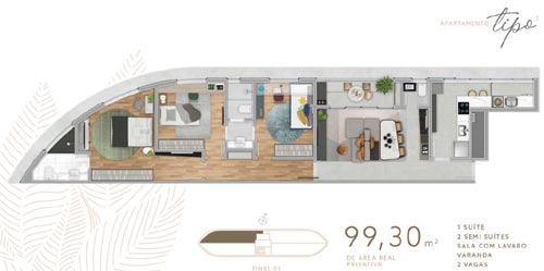 apartamento 3 quartos