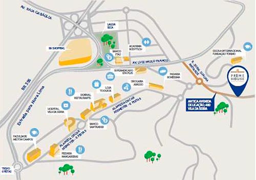 MAPA VILA DA SERRA