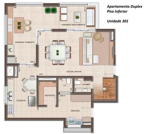 APARTAMENTO DUPLEX VILA DA SERRA