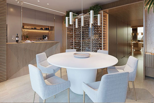 apartamento na planta 3 suites