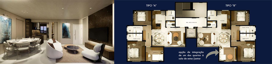 apartamentos 3 quartos no tommasi