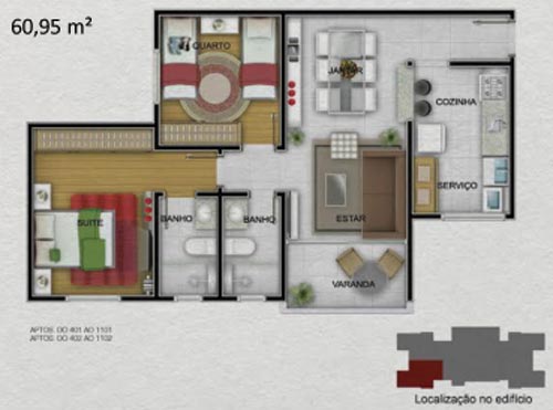 apartamento a venda no luxemburga