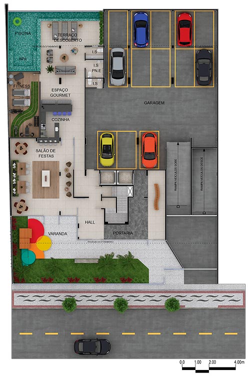 empreendimento na planta
