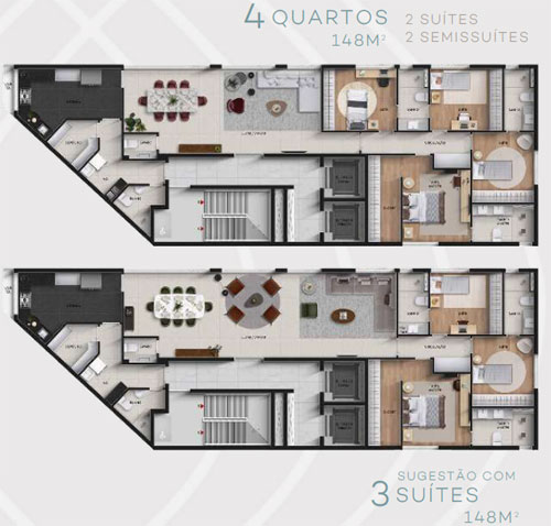 lançamento 4 quartos na savassi