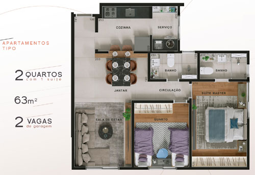 apartamento em bh com 2 quartos