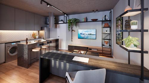 bh 1 quarto na planta