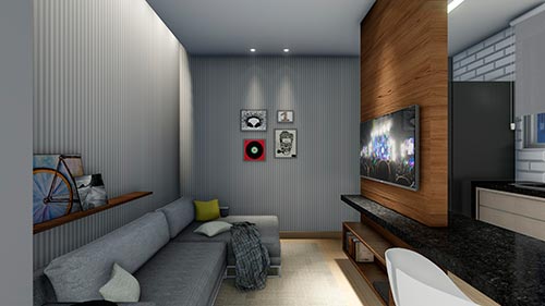apto bh 1 quarto
